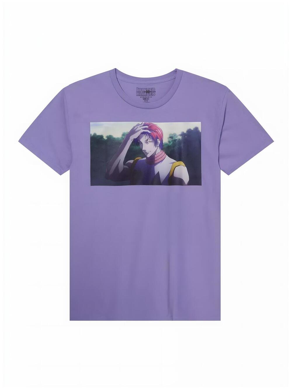 Hunter x Hunter Hisoka Panel T-Shirt Lavender MD NWT